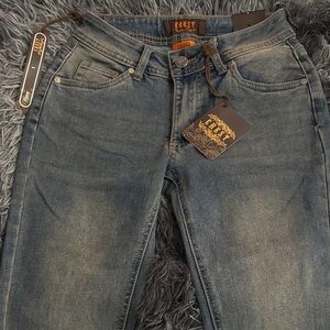 Crest Premium Women's Classic Denim Flare Jeans